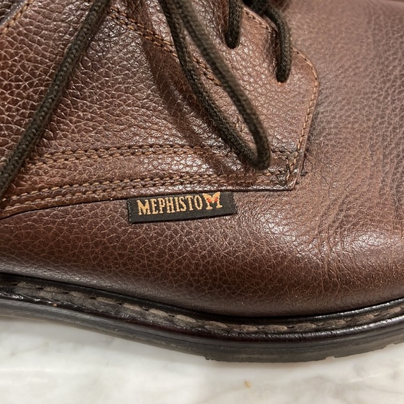 Mephisto Men's Brown Leather Shoes - Picture 4 of 10
